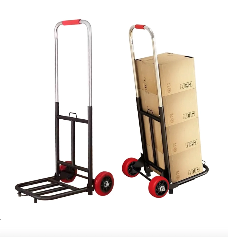 PRACTICO CARRO PLEGABLE CARGA ACERO 200KG - 5