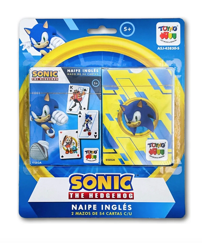 JUEGO DE MESA NAIPE INGLE S SONIC - 1