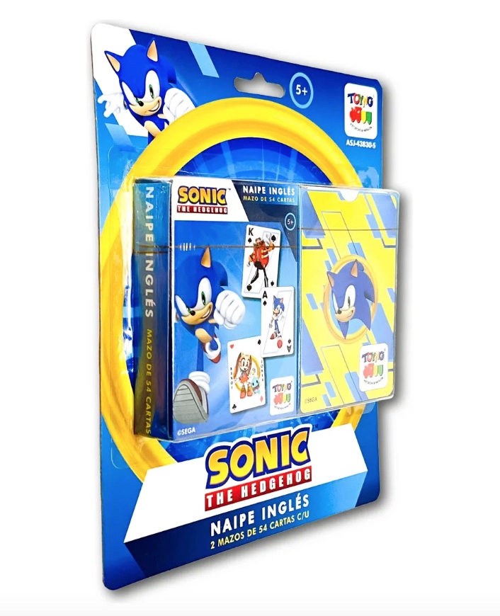 JUEGO DE MESA NAIPE INGLE S SONIC - 2
