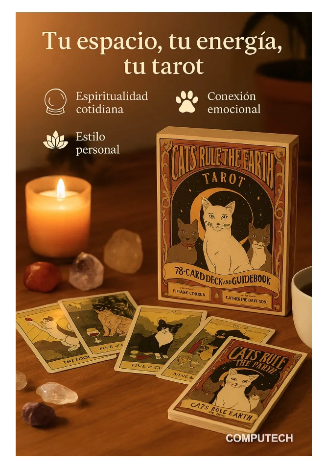 MAZO DE TAROT GATOS - 4