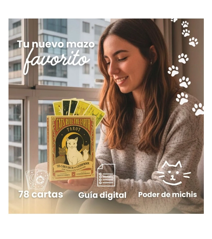 MAZO DE TAROT GATOS - 5