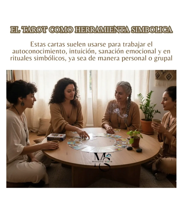 BARAJAS TAROT MARSELLA + INSTRUCTIVO+ RITUAL ACTIVACION MAZO - 4