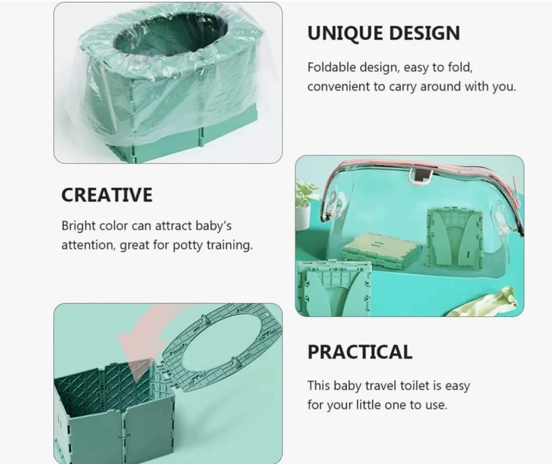 BAÑO PORTATIL PARA CAMPING + BOLSAS - 5