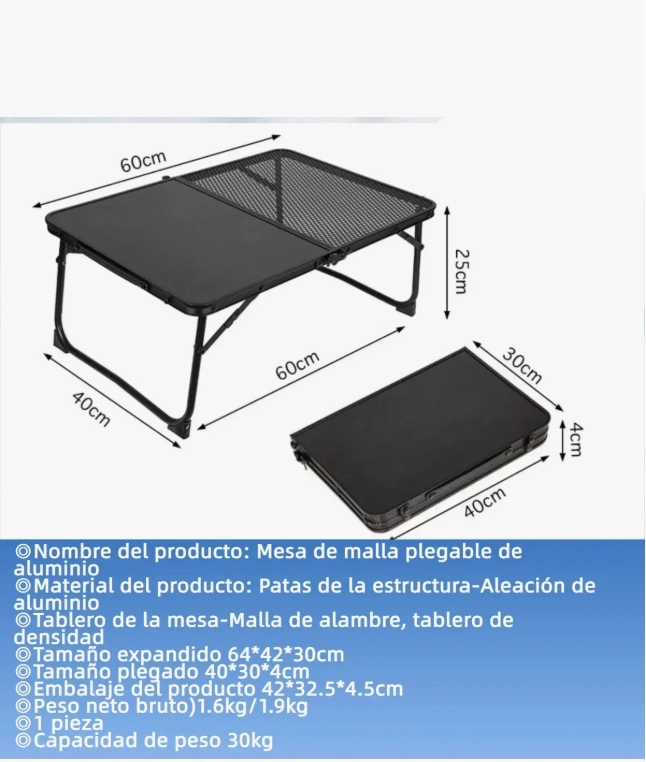 MESA PLEGABLE MULTIFUNCIONAL - 2
