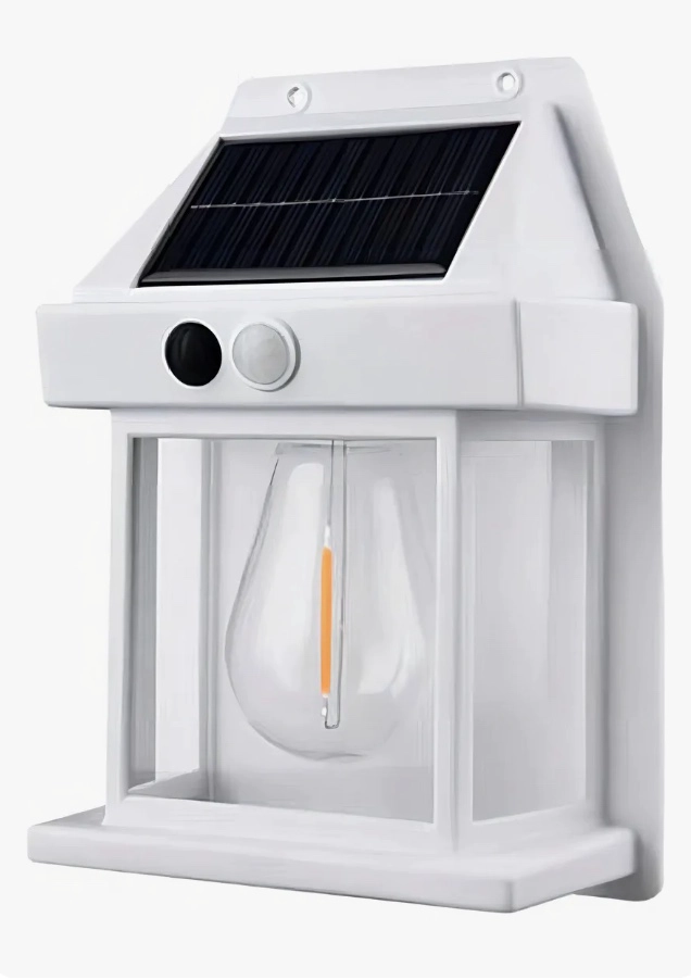 FAROL SOLAR DE PARED + SENSOR MOVIMIENTO - 1