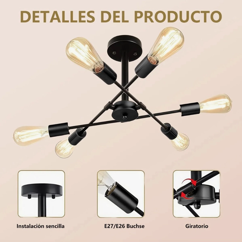 LAMPARA DE TECHO - 9