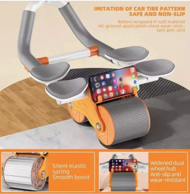 RODILLO ABDOMINAL CON SOPORTE - 4