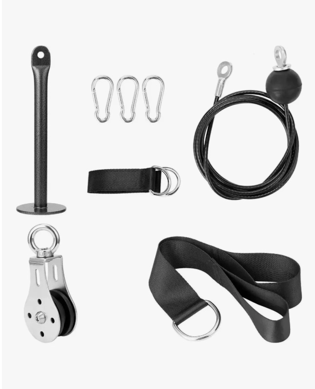 KIT 8 SISTEMA DE CABLE CON POLEA - 7