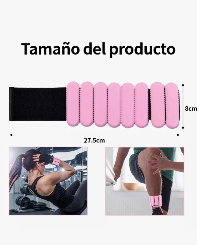 2 BRAZALETES PESAS PARA TOBILLOS Y MUÑECAS - 2