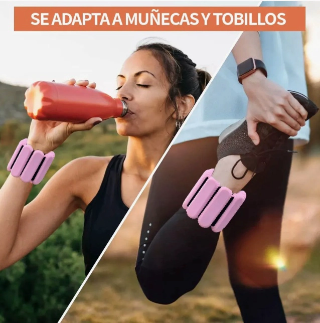 2 BRAZALETES PESAS PARA TOBILLOS Y MUÑECAS - 5