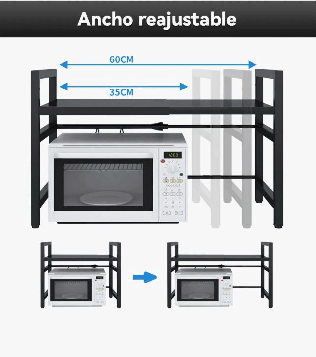 ESTANTE REPISA EXTENSIBLE HORNO MICROONDAS - 2
