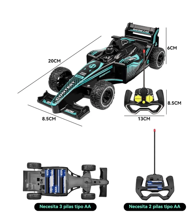 AUTO DE CARRERA JUGUETE - 7
