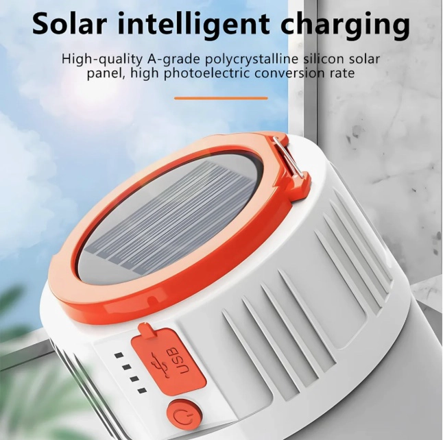 LAMPARA SOLAR LED RECARGABLE - 4