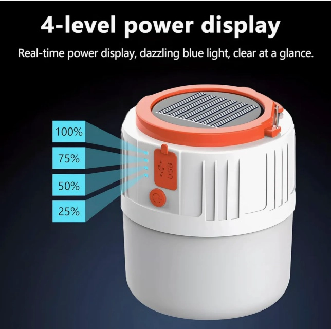 LAMPARA SOLAR LED RECARGABLE - 5