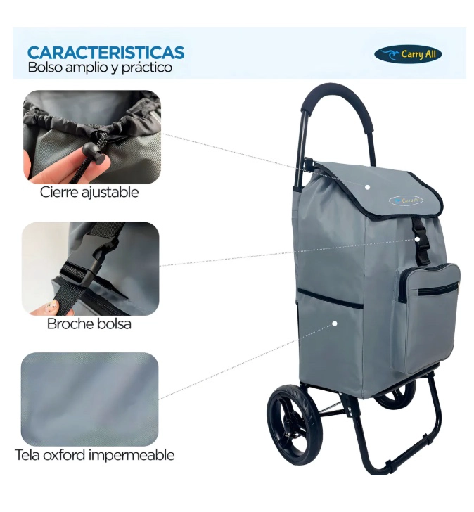 CARRITO DE COMPRAS PLEGABLE 55 - 2