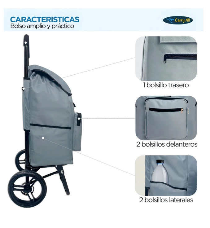 CARRITO DE COMPRAS PLEGABLE 55 - 3