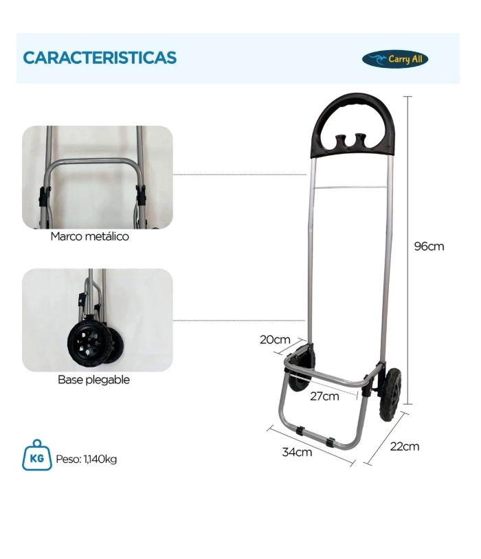 CARRITO DE COMPRAS PLEGABLE 47 - 7