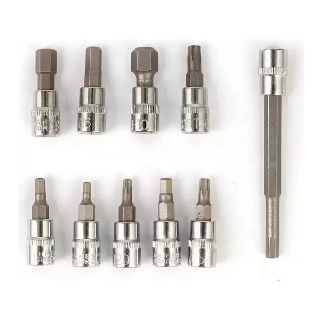 LLAVE DE TORQUE 1/4 PULGADA 5 A 25NM -11 PIEZAS - 3