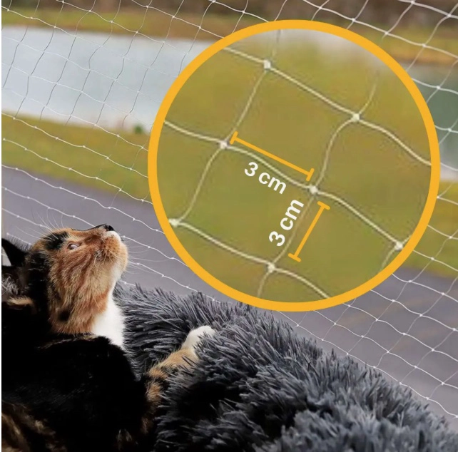 MALLA DE SEGURIDAD PARA GATOS VENTANA - 5