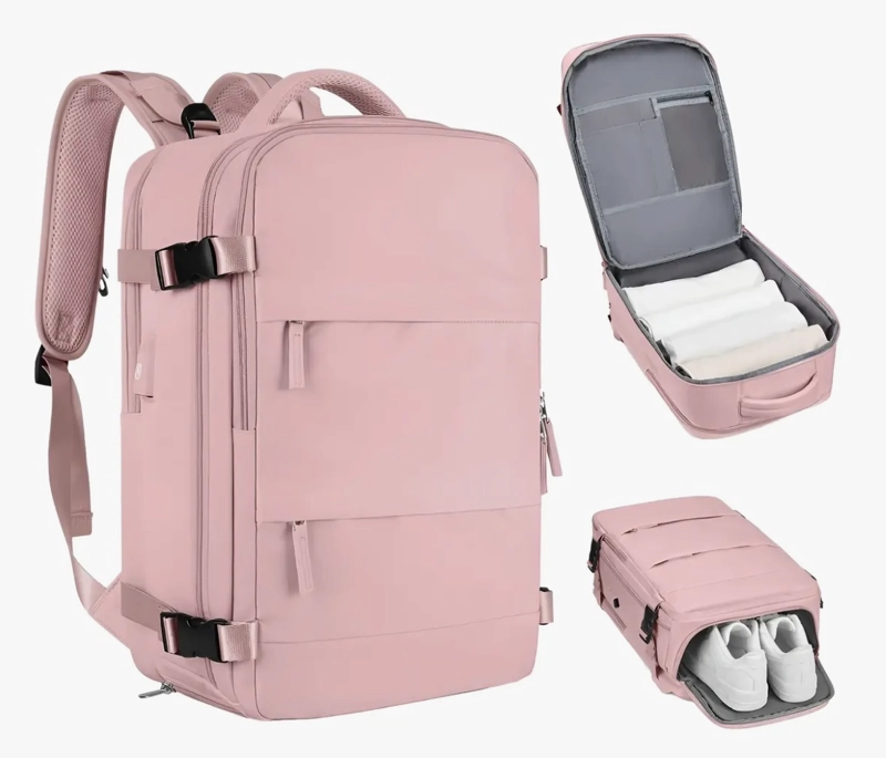 MOCHILA VIAJE EXPANDIBLE CON USB - 1