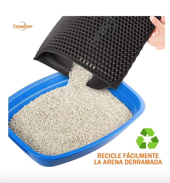 ALFOMBRA PARA ATRAPAR ARENA DE GATOS - 3