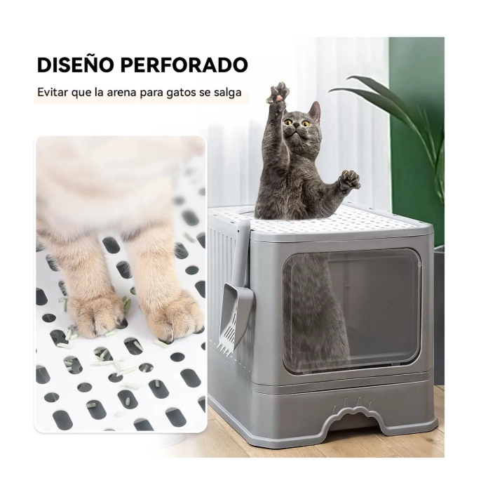 ARENERO GATO CERRADO BAÑO SANITARIO - 5