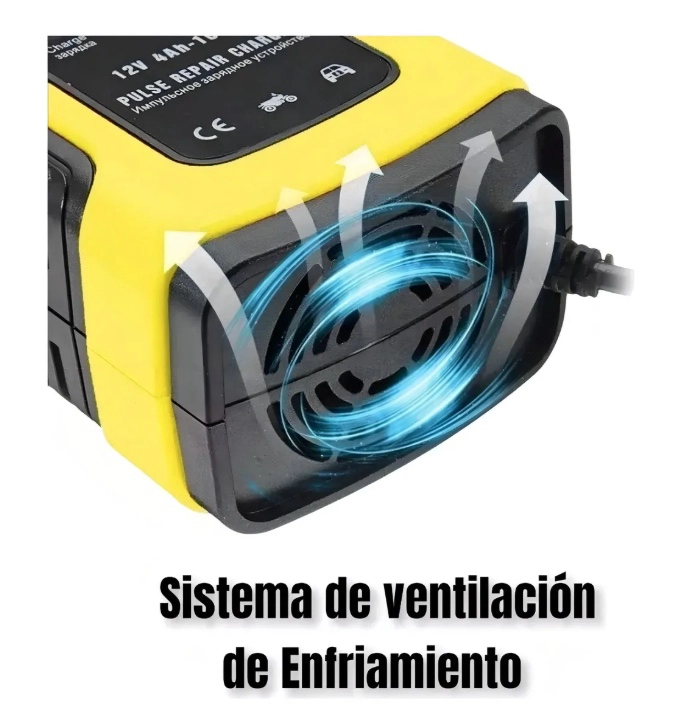 CARGADOR AUTO INTELIGENTE BATERIA 12V - 5
