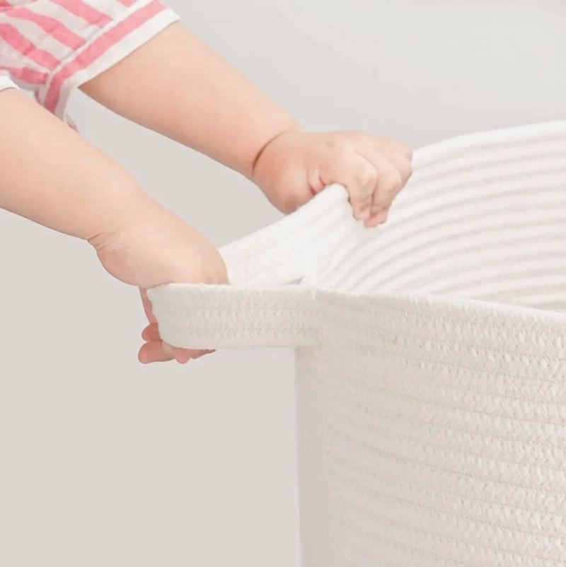 CANASTO ROPA SUCIA GRANDE DE 55CM - 3