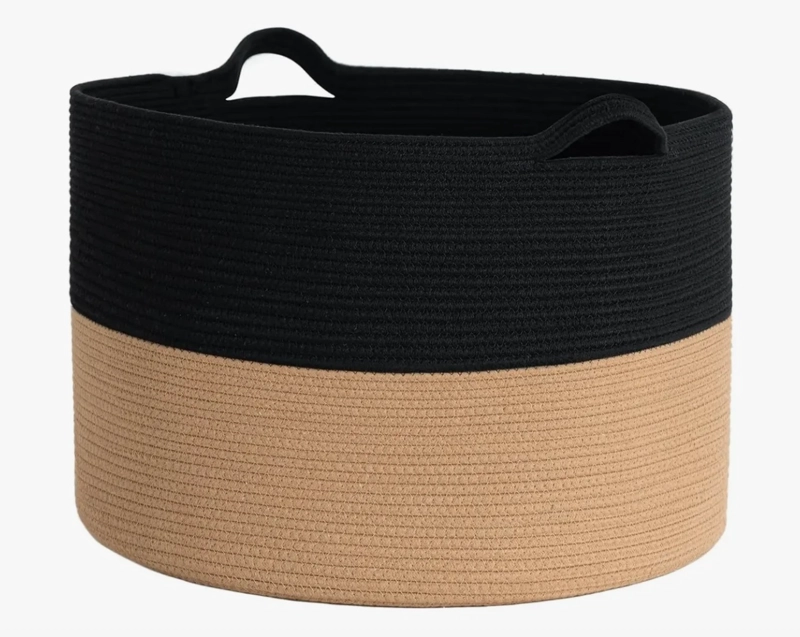 CANASTO ROPA SUCIA GRANDE DE 55CM - 1