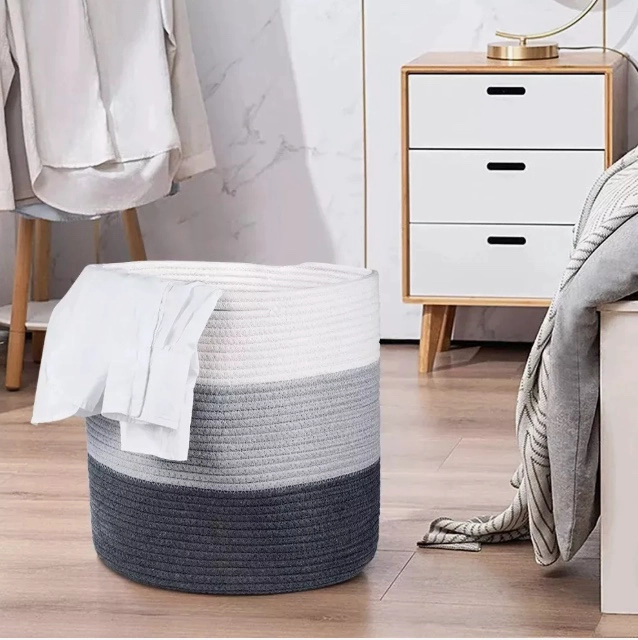 CANASTO ROPA SUCIA GRANDE DE 55CM - 2