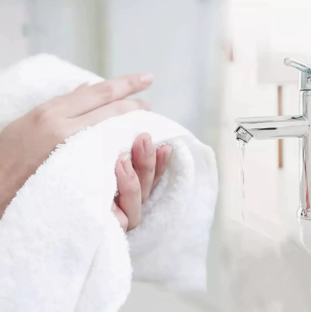 10 TOALLAS DE MANOS HOTELERAS - 5