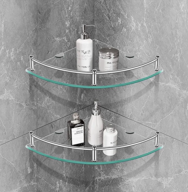 2PCS REPISAS ESQUINERAS DE VIDRIO - 8