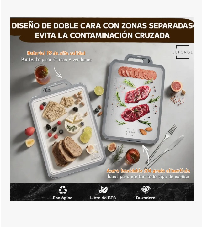 TABLA DE CORTAR PICAR REVERSIBLE - 2
