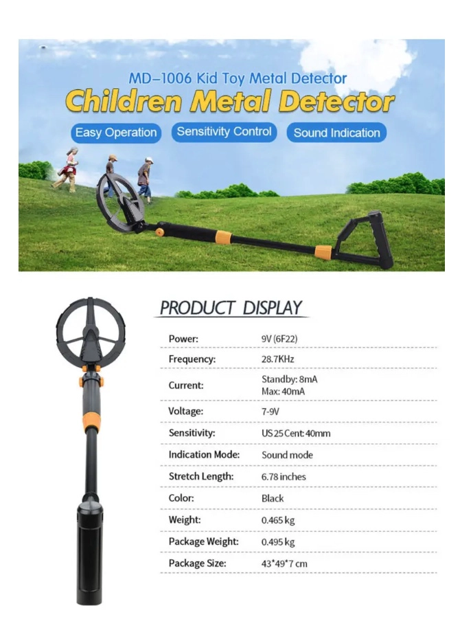 DETECTOR DE METALES PARA NIÑOS - 2