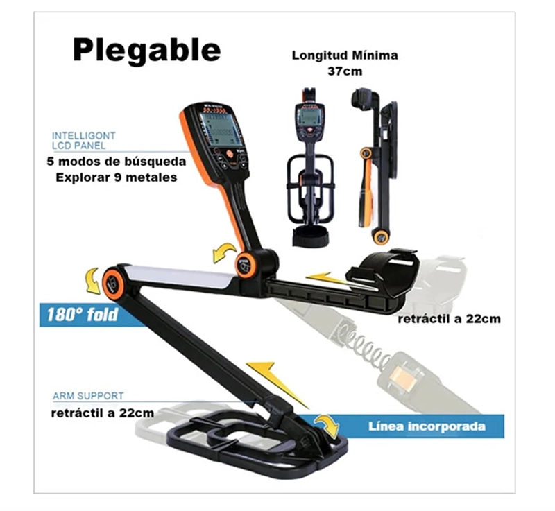 DETECTOR DE METALES PLEGABLE - 2