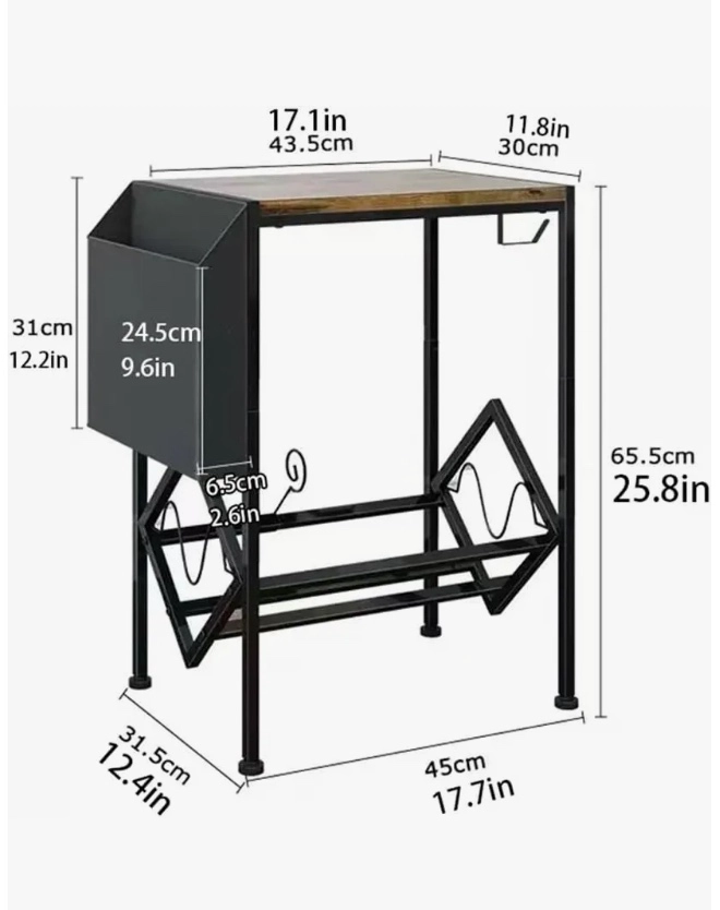 ORGANIZADOR METALICO PARA TOCADISCOS - 2