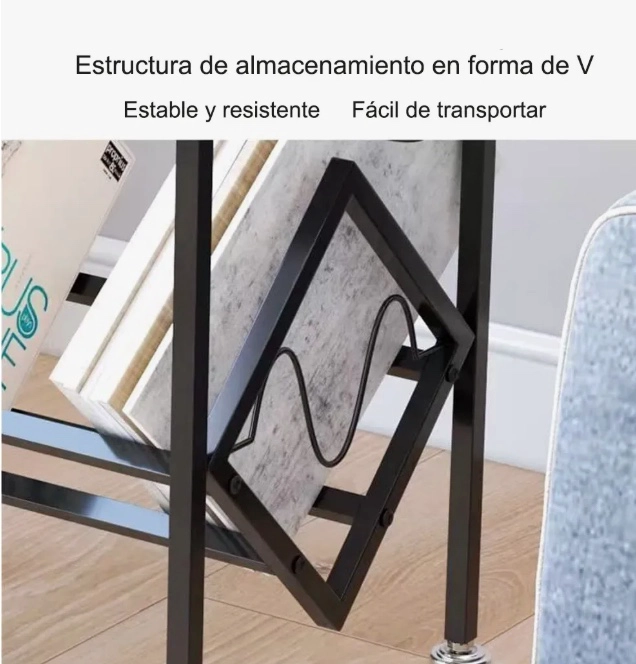 ORGANIZADOR METALICO PARA TOCADISCOS - 4