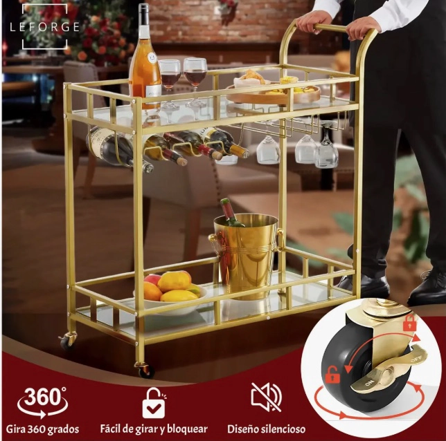 CARRO BAR COCINA ORGANIZADOR - 3