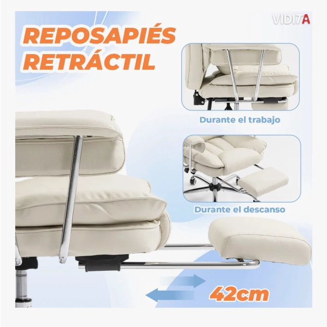 SILLA ESCRITORIO EJECUTIVA - 6