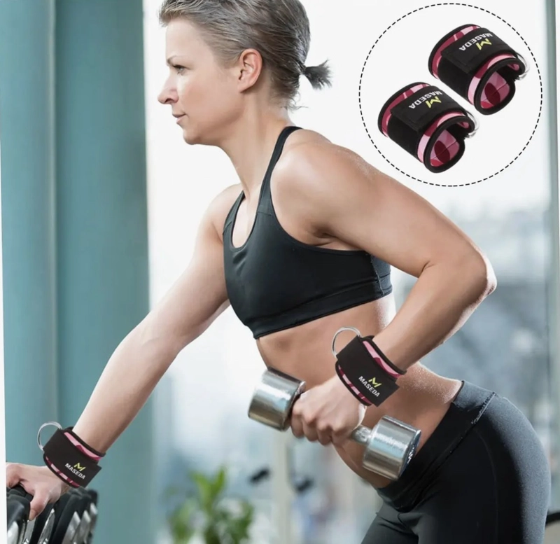 PAR TOBILLERAS POLEA PARA GIMNASIO - 7