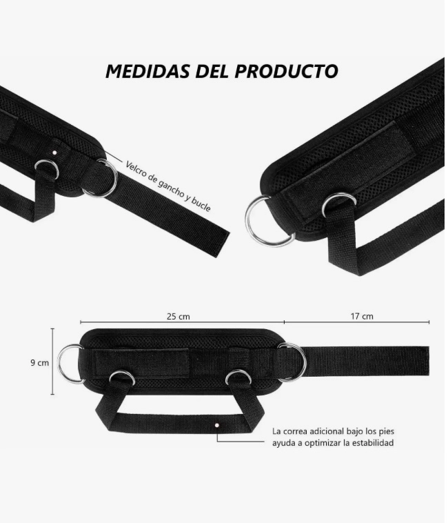 PAR DE GRILLETES CORREAS PARA TOBILLO - 7