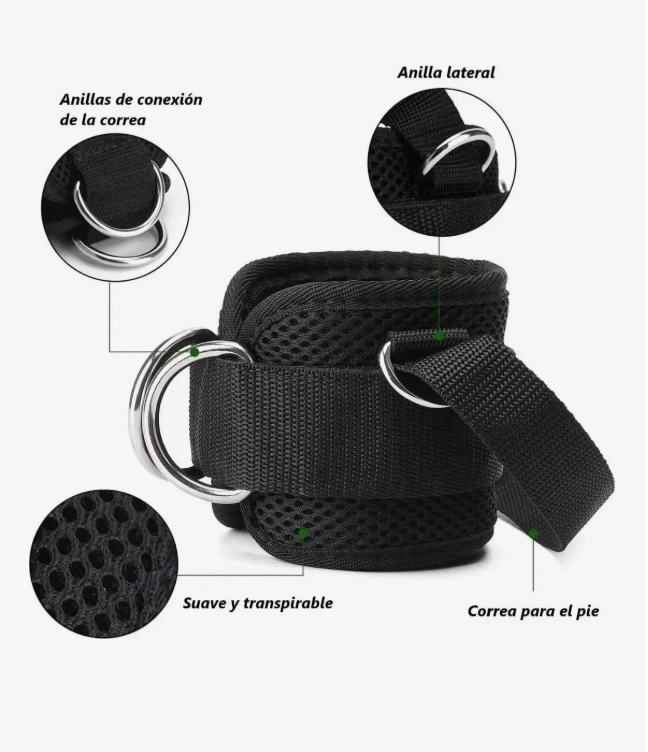 PAR DE GRILLETES CORREAS PARA TOBILLO - 8
