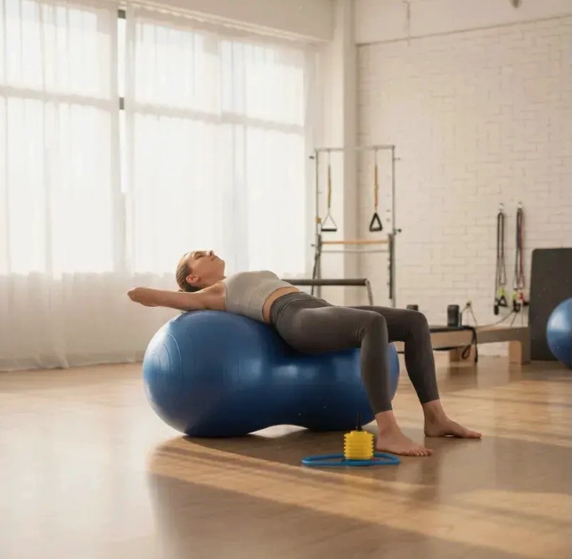 BALON OVALADO PILATES/YOGA 90X45CM - 5