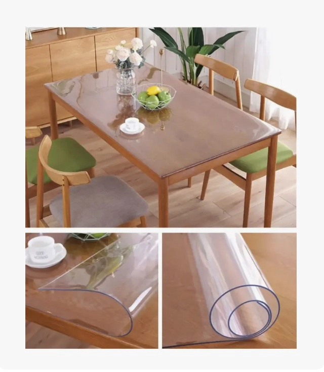 MANTEL TRANSPARENTE 2MM GRUESO 90X160CM - 2