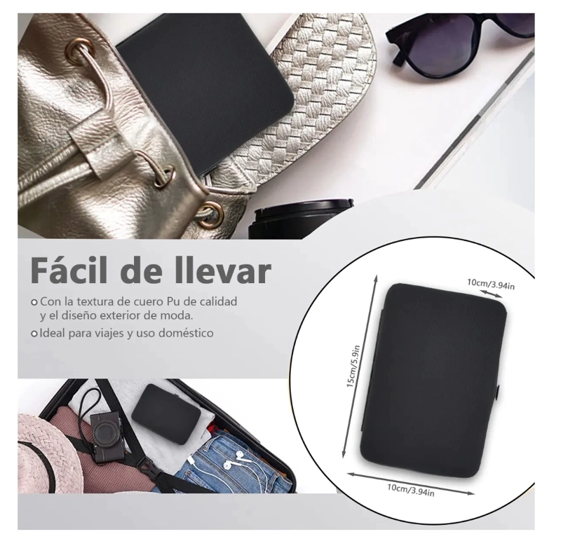 SET MANICURE PROFESIONAL 25 PIEZAS CELESTE - 7