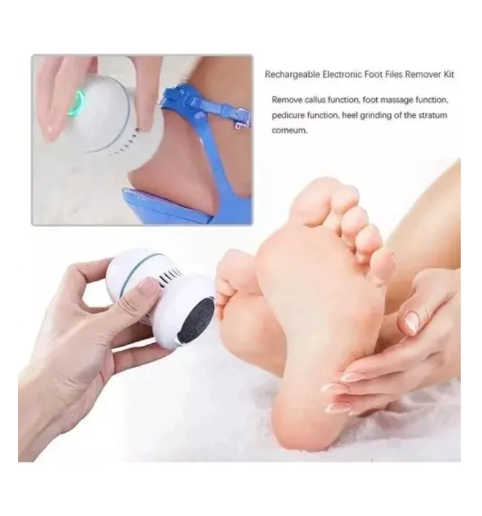 LIMA ELE CTRICA RECARGABLE REMOVEDOR DE CALLOS PARA PIES - 3