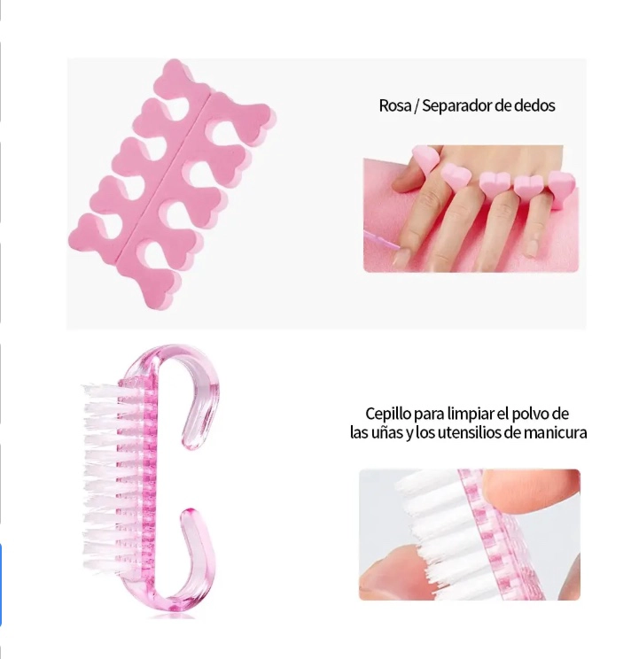 KIT DE MANICURA Y PEDICURA PROFESIONAL - 6