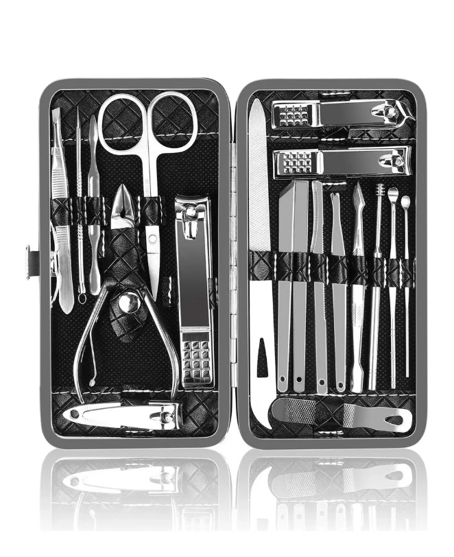 KIT MANICURE Y PEDICURE 19 PIEZAS - 1