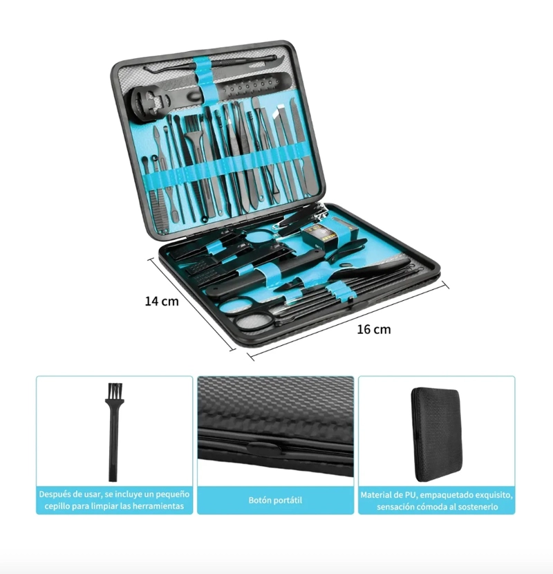 SET 36 PIEZAS MANICURE PROFESIONAL - 4