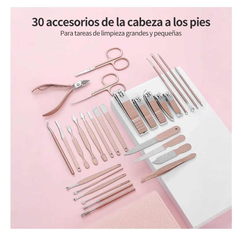 SET MANICURE PEDICURE 30PZ - 4
